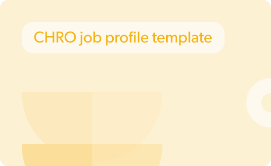 CHRO job profile template preview