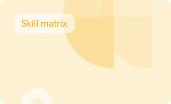 Skill matrix