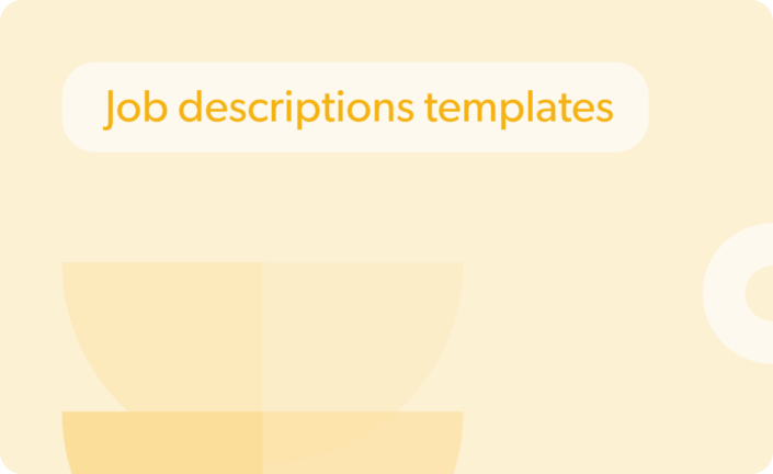 Job descriptions templates