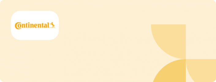 Continental yellow background